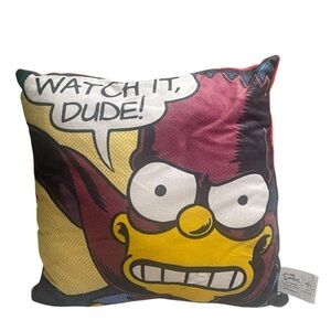 Universal Studios Parks The Simpsons Super Bart Pillow  11”